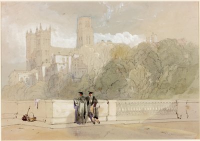 Durham Cathedral from the Prebends Bridge by William Roxby Beverley
